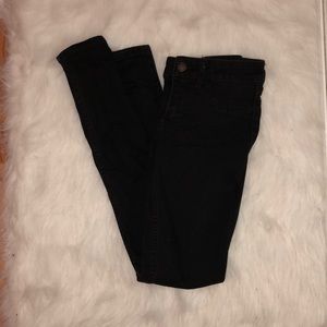 Hollister black skinny jeans